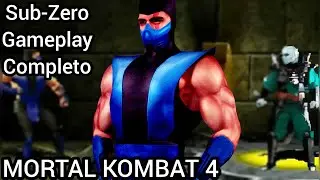 ☆JUGANDO MORTAL KOMBAT 4 CON SUB-ZERO☆ GAMEPLAY COMPLETO (SIN COMENTARIOS) Pepsi-man444 