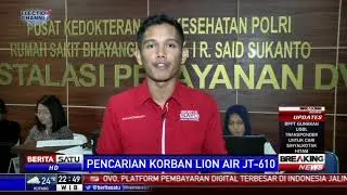 DVI Polri Kesulitan Identifikasi Jenazah Korban Lion Air
