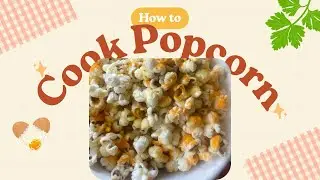 my Niece learning to cook Popcorn☺️#foodie #bonding 