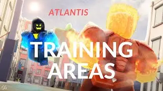 Roblox - Power Simulator *All Training Areas* (ATLANTIS UPDATE)