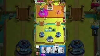 Giant Skeleton & Rage Attack MIRROR - Clash Royale #clashroyale #clashofclans #giant #rage #mirror
