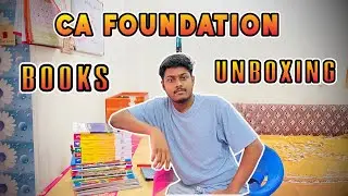 CA Foundation Books Unboxing | Jan 25| Exclusive with Rahul| Vlog-12