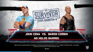 WWE 2K25: Джон Сина против Барона Корбина, матч без правил.