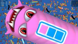Worms Zone.io Full Gameplay 🐍 | Biggest Worm & Max Kills 🔥 | OMT Gamer