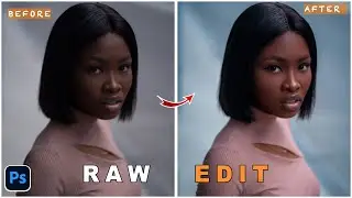 How To Edit Photo In Photoshop as a Beginner | Skin Retouching and Colour Grading Tutorial