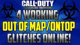 COD Advanced Warfare - 4 Working Out Of Map Glitches On Solar/Terrace/Detroit/Ascend - AW Glitches
