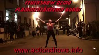 Feuershow Demo 2022 Flamment&auml;nzerin Guggi Nieder&ouml;sterreich