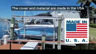 Marine Concepts | Best Open Air Dock Boat Cover | Cover/Uncover your boat in 60 seconds