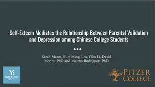 LACPA Presentation: Parental Validation, Self Esteem and Depression