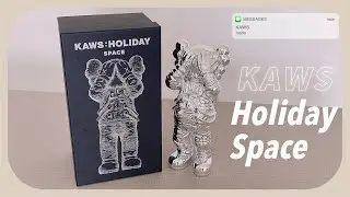 KAWS: Holiday Space Figure Silver Unboxing Video | ASMR