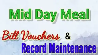 Demo video (MDM Bills preparation & Record Maintenance)