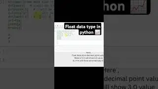 Float data type in python | Intelligence Logic