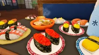 🍣 Conveyor Sushi Restaurant | ROBLOX | 🥓🥩🍜