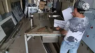 fabricate table with Sink stainless steel final buffing