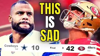 49ers DOMINATE Cowboys On Sunday Night Football | Dak Prescott Gets DESTROYED By Fans