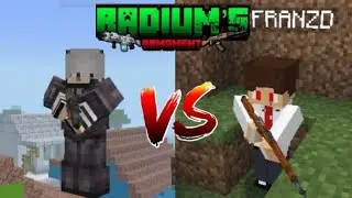 @Sanzkumar17342 Vs @Tedfranzsata Pvp Radium's Armament Add-on || Mcpe Addon Indonesia 
