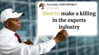 How to make a killing in the experts industry