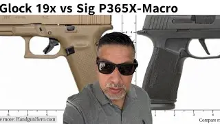 Glock 19X vs SIG Sauer P365 XMacro | ¿Cuál es mejor para defensa?