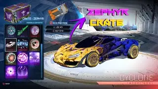 *NEW ZEPHYR CRATE * Rocket League V1.49 (New Car Cyclone)