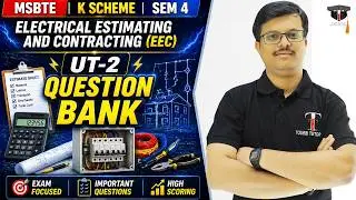ELECTRICAL ESTIMATING AND CONTRACTING | Question bank | EEC | Sem 4 | MSBTE | Toshib Tutorials
