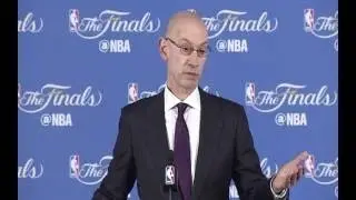 Adam Silver talks Warriors Cavaliers DOMINANCE, LeBron James racism, players rest issue ve