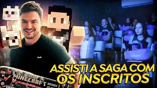 RECEBI OS INSCRITOS EM CASA PRA VER A SAGA MINECRAFT