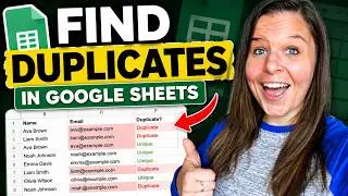 How to Find Duplicates in Google Sheets