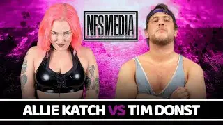Allie Katch VS Tim Donst #intergenderwrestling