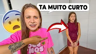 Ela não deixou eu sair com essa ROUPA… deu BRIGA 😡 👗