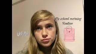 my REAL school morning routine