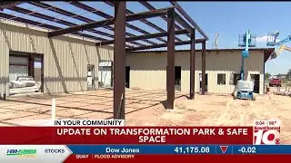VIDEO: Transformation Park&rsquo;s &lsquo;safe space&rsquo; building sees quick construction progress