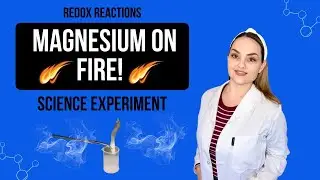 Магний горит! 🔥 Исследуем окислительно-восстановительную реакцию при горении магния на воздухе