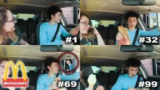 Driving Through The SAME McDonald's Drive Thru 100 Times...