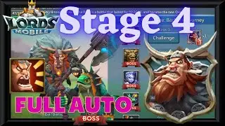 Barbarian Stage 4 Full Auto Lords Mobile Limited Challenge Barbaric Journey