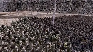 20 000 Dark Paladins VS 20 000 Rohan Swordsmans (Ultimate Epic Battle Simulator 2 / UEBS 2)