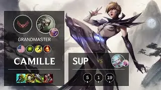 Camille Support vs Janna - NA Grandmaster Patch 12.4