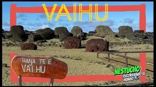 El Ahu con los Mo&aacute;i boca abajo!! Vaihu o Hanga Te&rsquo;e Vai Hu #isladepascua #rapanui #chile #video