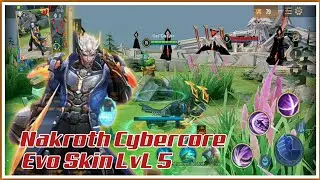 MOD SKIN NAKROTH CYBERCORE EVO SKIN 5 ARENA OF VALOR