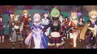 Itto and Paimon sing a duet 😲