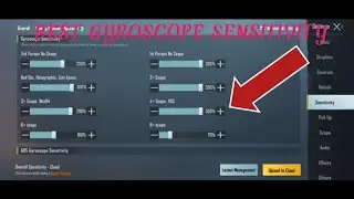 BGMI UPDATE 1.70 BEST GYROSCOPE SENSITIVITY