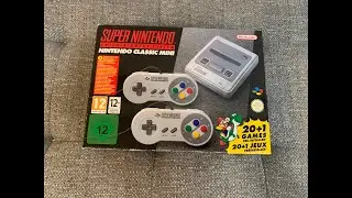EU SNES vs US - Super Nintendo Classic Mini Edition on a 65