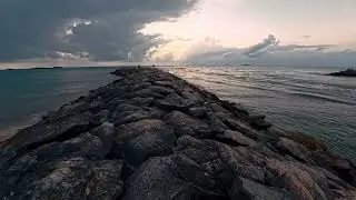 Padukere beach: Time Lapse