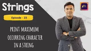 How to find the maximum occurring character in a String using Maps in java | strings programs | ABC