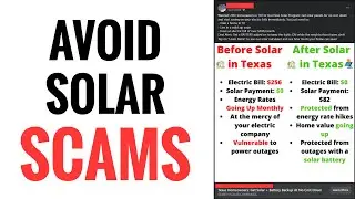How To Avoid Solar Scams - Exposing Common Misleading Tactics & Lies In Solar Sales