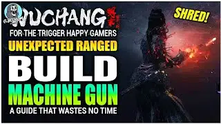 SHREDDING RANGED Machine Gun Spear BUILD GUIDE | Wuchang Fallen Feathers