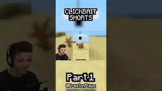 Testing Clickbait Minecraft Shorts To Prove Them Fake #prestonplayz #Minecraft #videogames #streamer