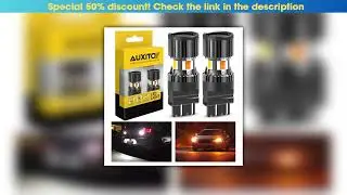 Editor&rsquo;s Choice AUXITO 2Pcs T25 3157 P27/7W LED Dual Color With Canbus Cooling Fan DRL Parking Ligh