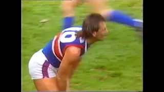 North Melbourne vs Footscray Rd 7 1990