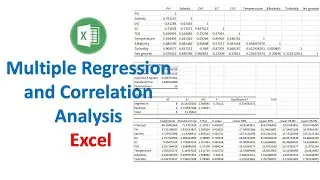 Множественный регрессионный и корреляционный анализ в Excel | Биостатистика | Статистика Bio7