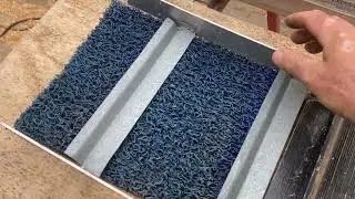 Evolution of home made gold sluice riffles